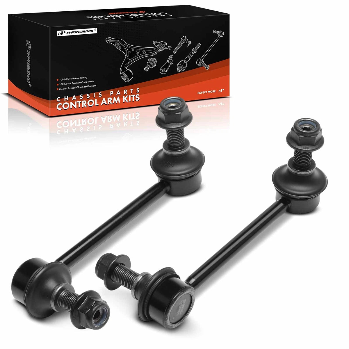 2X Front Sway Bar Link for Hyundai Genesis (2015–2020) 54840B1000, 54830B1000, MS908104