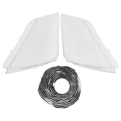 Pair Clear Headlight Lens Cover for Cadillac CTS (2008–2013)