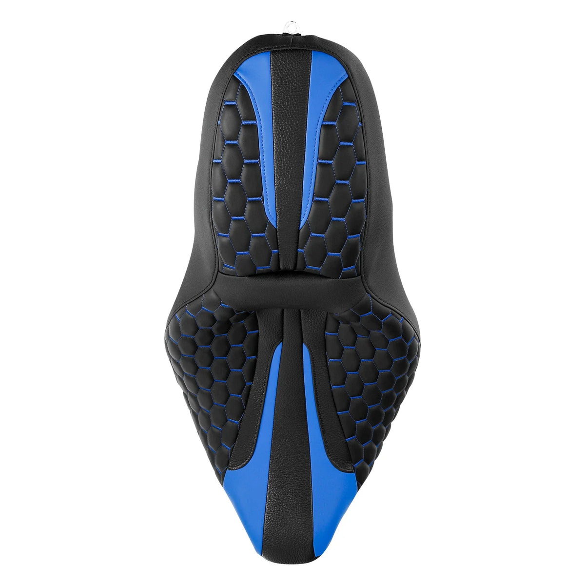 Heated Seat for Harley Electra Glide, Street Glide (2009–2023) - Black Blue