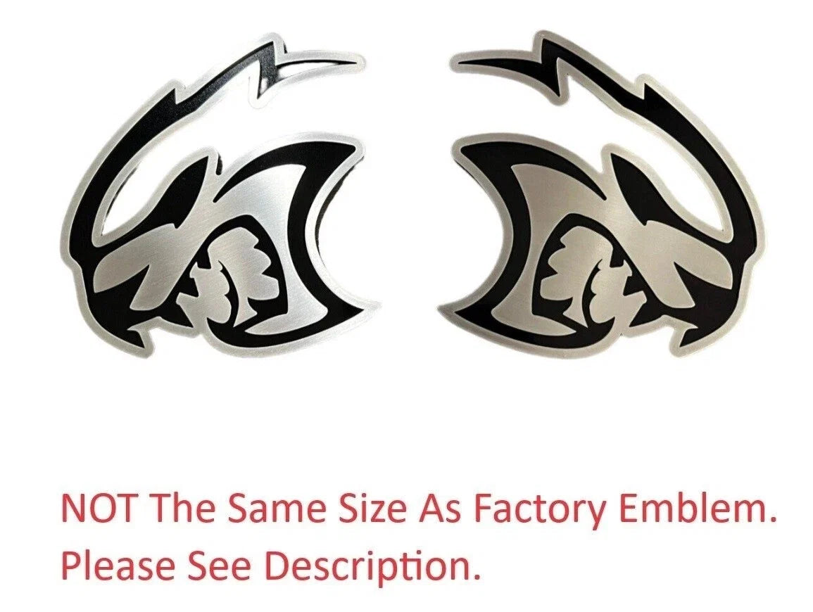 Fender Badge Emblems Pair for Dodge Challenger (2015–2023)
