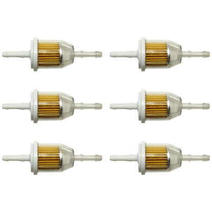6 Fuel Filters for Kawasaki (Fits 49019-0707)