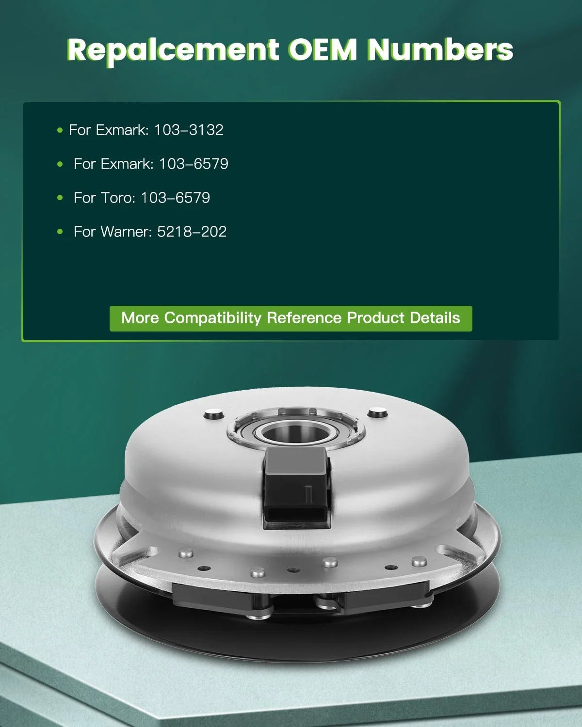PTO Clutch for Exmark Lawn Mower (109-7666)