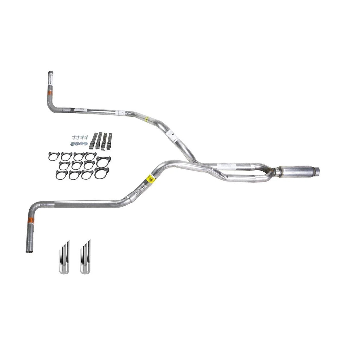 Dual Exhaust 2.5" Pipe Glass Pack Muffler for Silverado (1988–1995)