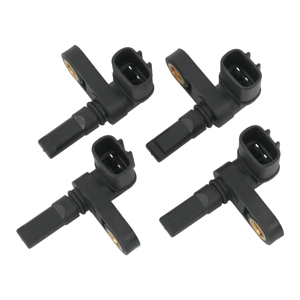 Set of 4 ABS Wheel Speed Sensors for Front/Rear/Left