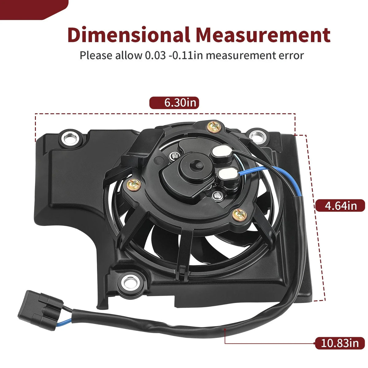 Radiator Fan Kit for Yamaha YZ250FX YZ450FX (2019–2024) B3J-E24E0-V0-00