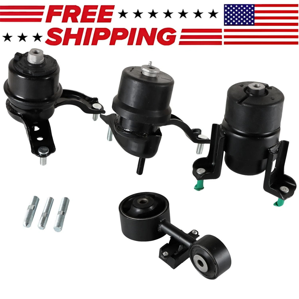 4X Motor Mount for Toyota Camry LE 2007–2011 A4211 4211 MK4211 EM9212 9212