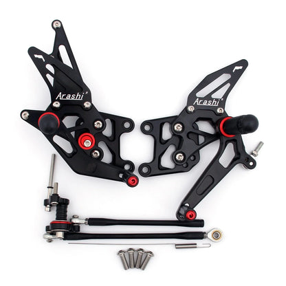 Rearset Rear Set for Honda CBR600RR (2007–2008) Black