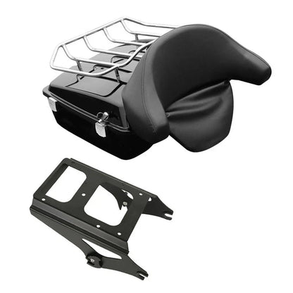 Chopped Trunk Backrest & Mounting Rack for Harley Touring (2009–2013)