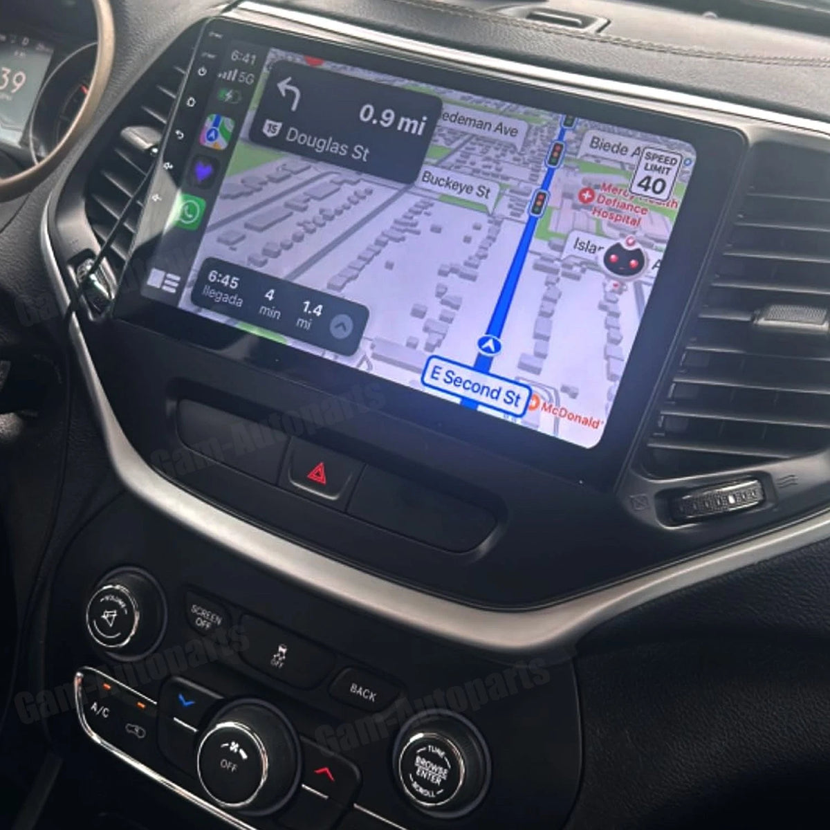 Android Auto CarPlay Stereo for Jeep Cherokee (2015–2018)