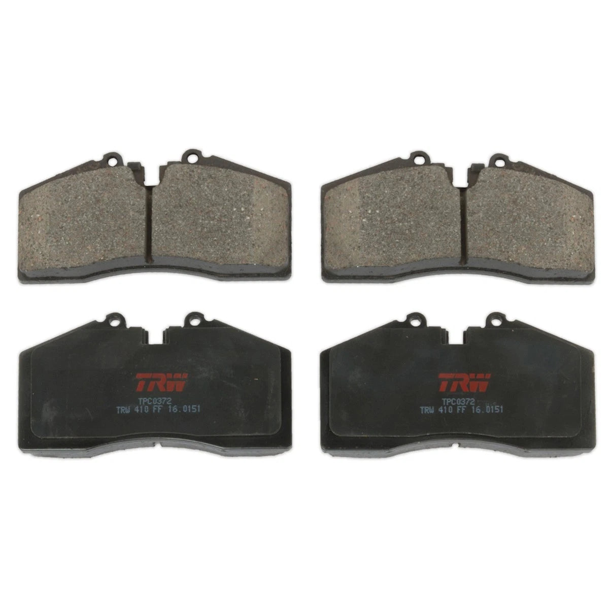 2X TRW Brake Pad Set Front for Porsche 911 968 928 944 (1989–1998) TXH0372, 96535193900
