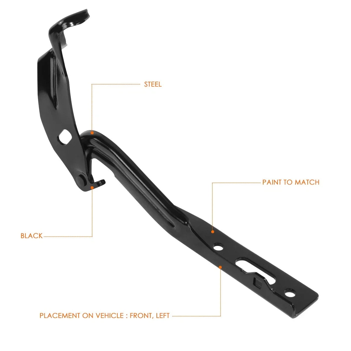 Left Driver Side Steel Engine Hood Hinge for Honda CR-V (2012–2016)