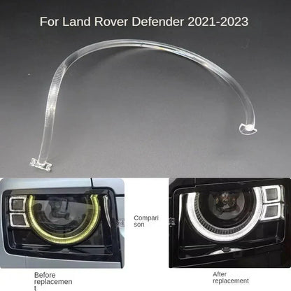 2 x LH/RH Headlight DRL Signature Halo Acrylic for Land Rover Defender (2020–2023)