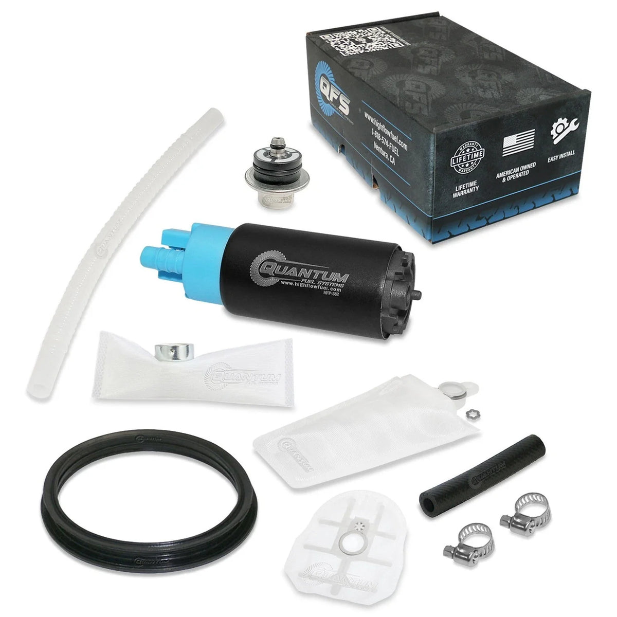 QFS Fuel Pump + Regulator + Gasket for BMW R1200GS/RT HP2 Sport (2007–2014) 16147680379