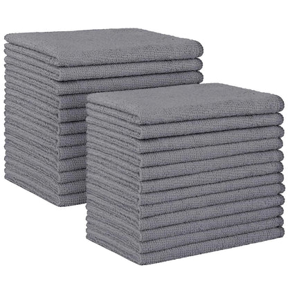 24 Pack Microfiber Cleaning Cloths for Automotive Detailing (12 x 11 inch)
