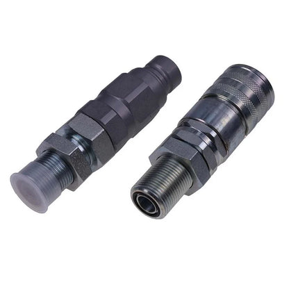 Flat Face Coupler Kit for Caterpillar 416F 420F 430F 906H 907H