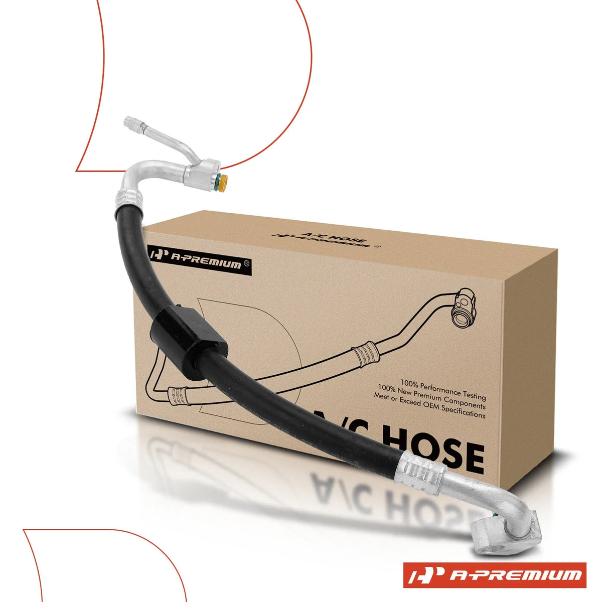 A/C Suction Line Hose for BMW 335i 335is X1 1 Series M 135i (2007–2013)