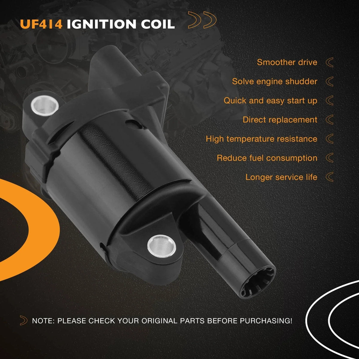 8x Ignition Coil & Spark Plugs for Chevy Silverado GMC Sierra 1500 (2005–2019)