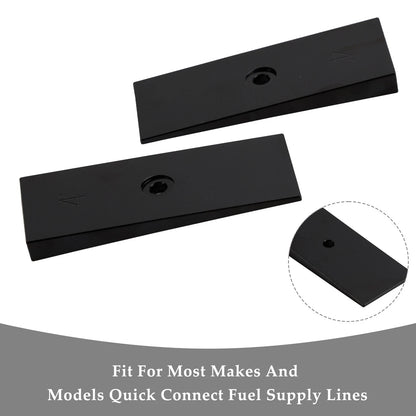2X 2" Wide 4° Steel Leaf Spring Degree Shims for (C147-025-A)