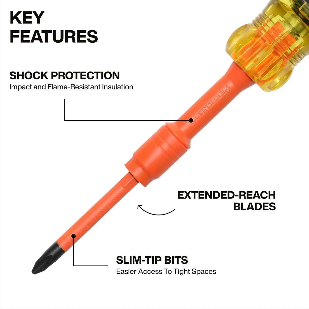 2X Insulated Multi-Bit Set for Klein Tools 32310INS