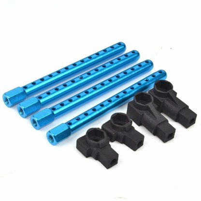Set of 4 Aluminum Alloy Body Posts Mount for Tamiya TT-01 (1/10 RC Car)