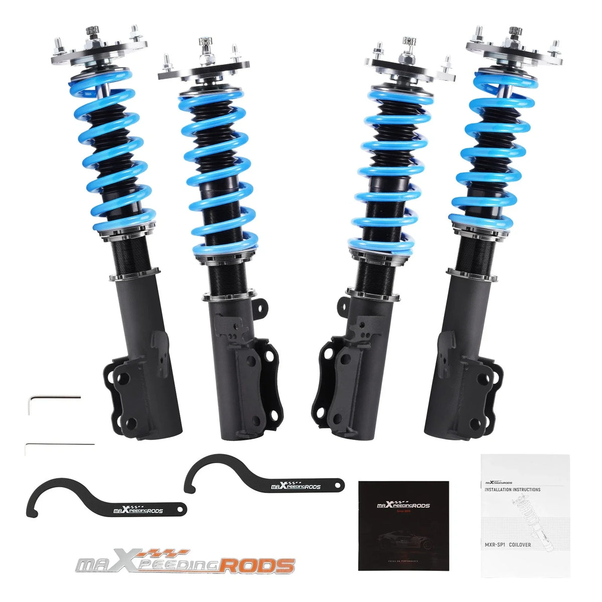 Set of 4 Coilovers 24 Way Damper Struts for Toyota Camry (2002–2006)