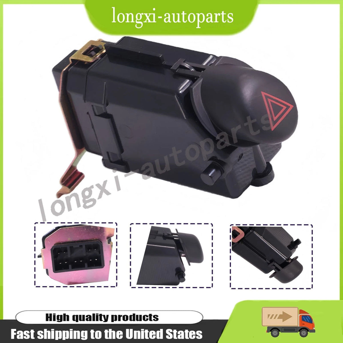 Hazard Flasher Switch for Jeep Liberty (2002–2007) 56010158AC 56010158AD