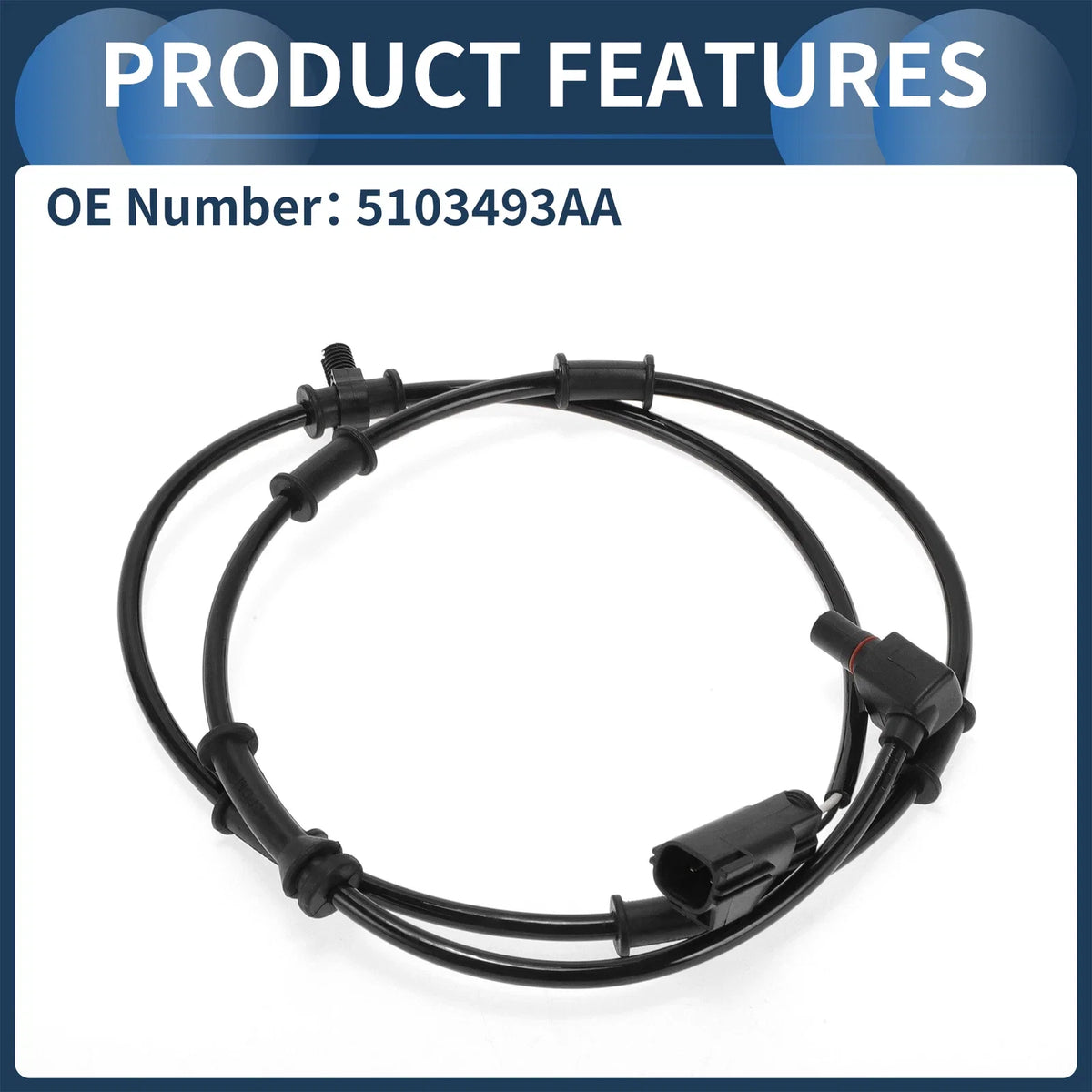 ABS Wheel Speed Sensor No. 5103493AA for Dodge Ram 3500 