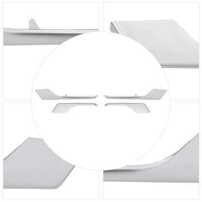 Chrome Trim Front Bumper Fog Light Molding for Tesla Model X (2016–2021) 1049610-00-F
