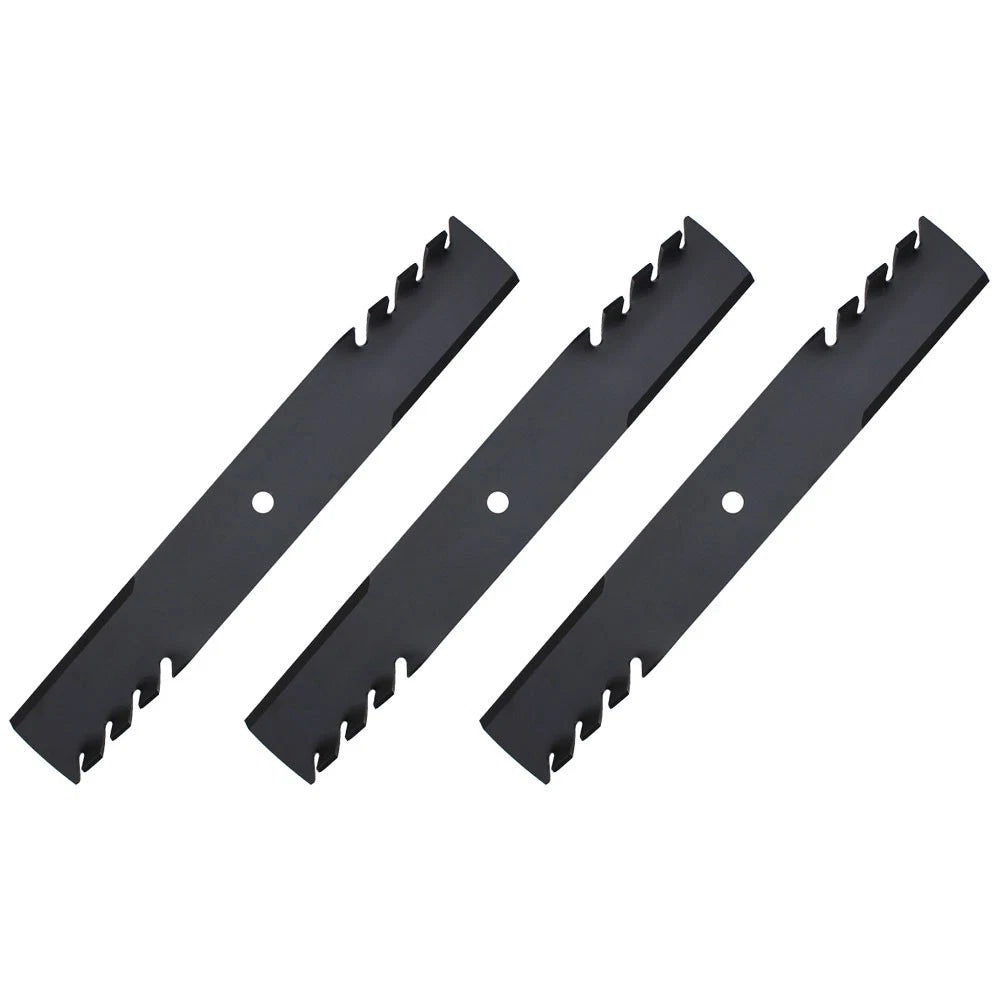 3-Pack Toothed Blades for Hustler Z & Super Z 60 XR7 Deck