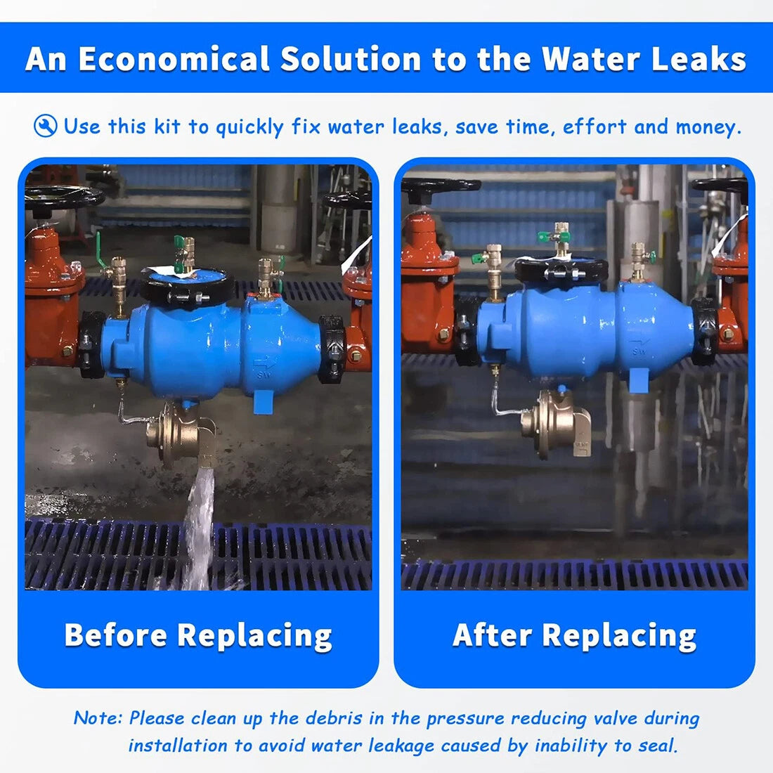 Complete Relief Valve Repair Kit for ZURN Wilkins 2-1/2"-6" Models