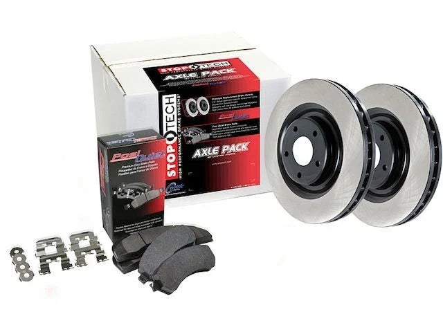 Rear Brake Pad and Rotor Kit for Jaguar Super V8 (2005) YK386JG