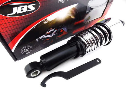 11 Inch JBS Black/Chrome Rear Shock Absorbers for Harley Davidson Sportster