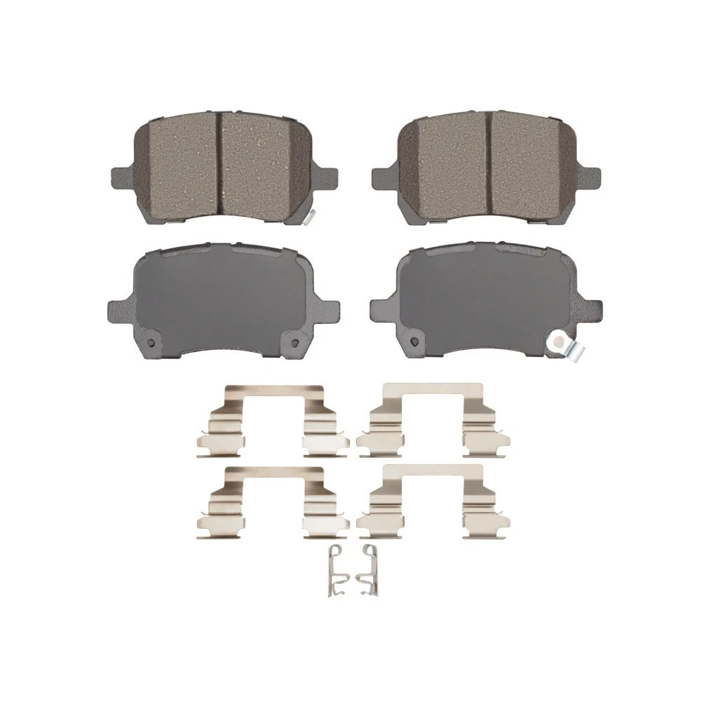 Set of Brake Pads for Chevy Malibu (2004–2012) ALX-PAU-DF-4000-1028-01-CLA1
