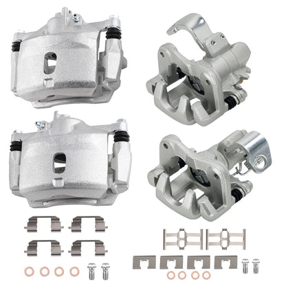 4x Brake Calipers for Honda Civic (2006–2011) 1.8L w/Brackets 19-B3298 19-B3299