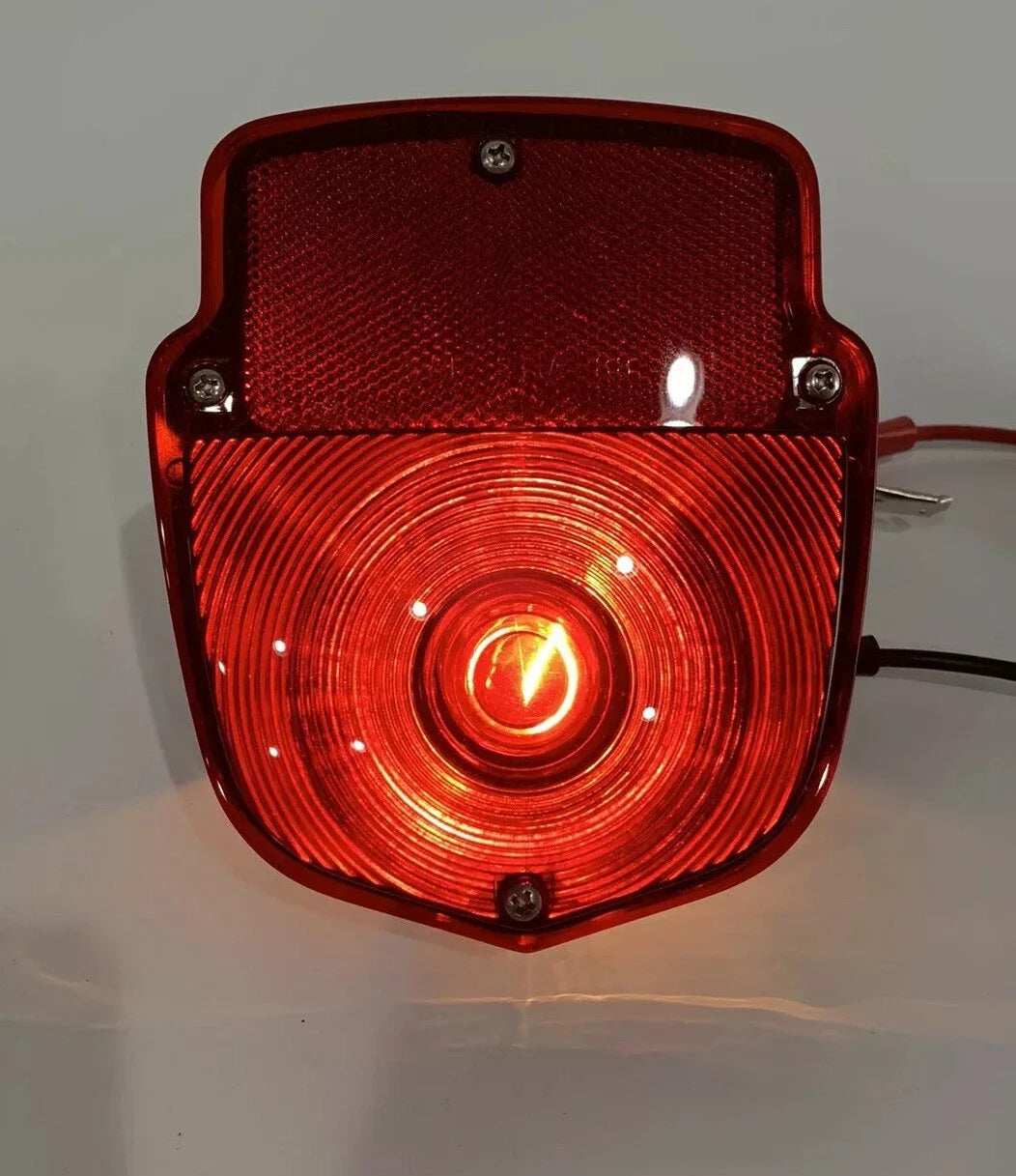 Driver Side Black Tail Light Assembly for 1953-1956 Ford Pickup Truck