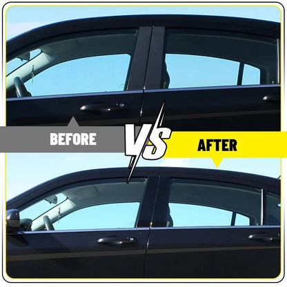 6PCS Gloss Black Door Window Pillar Post Trim for BMW 5-Series (1997–2003)