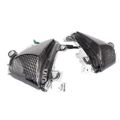 Front Turn Signal Smoke Lens Cover for Kawasaki Ninja ZX10R (2004–2005) Pair