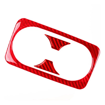 Rear Armrest Cup Holder Cover Trim for Kia Stinger (2018-2023) Red