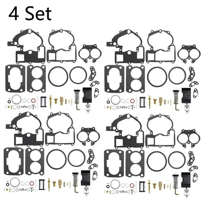 4X Carburetor Repair Kit for Mercruiser 3.0L 4.3L 5.0L 5.7L