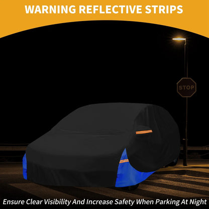 Waterproof Car Cover for Ford Fiesta (2011–2023) 210D-PU, Zippered, All Weather