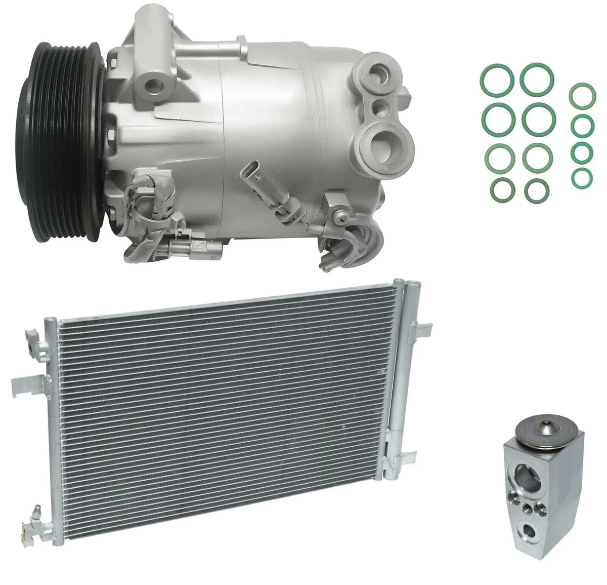 A/C Compressor Kit With Condenser for Buick LaCrosse 2.4L (2016–2019)