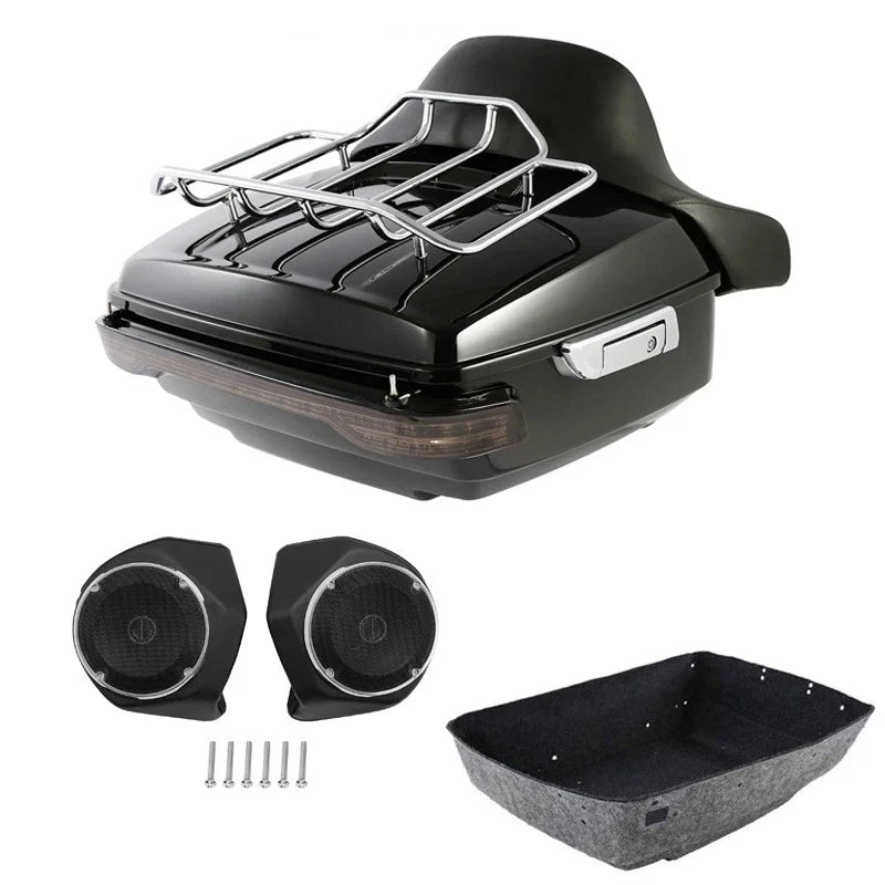 Backrest Rack Light Speakers for Harley Street Road Glide (2014–2026)