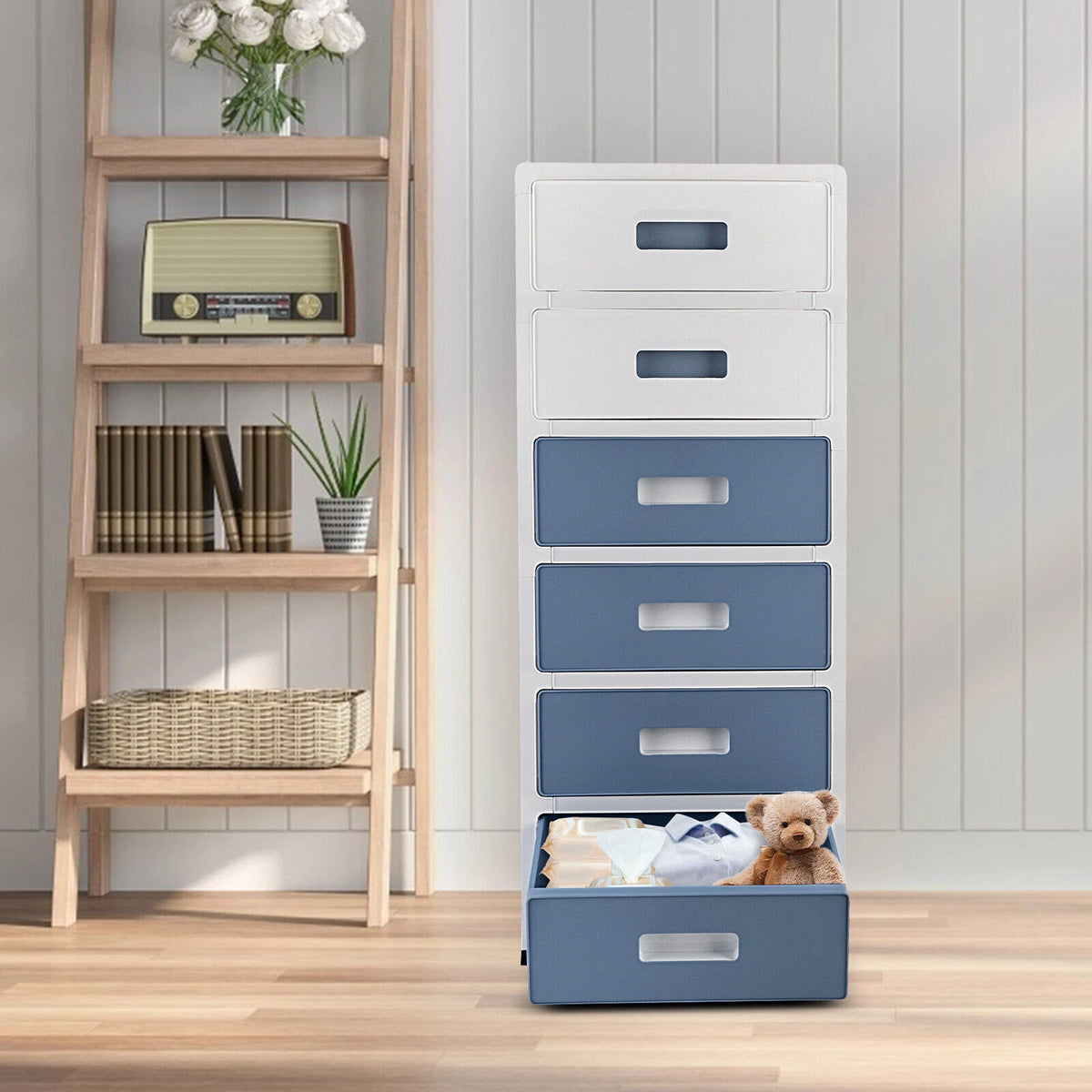 Storage Drawer Cart with Wheels for Universal Use