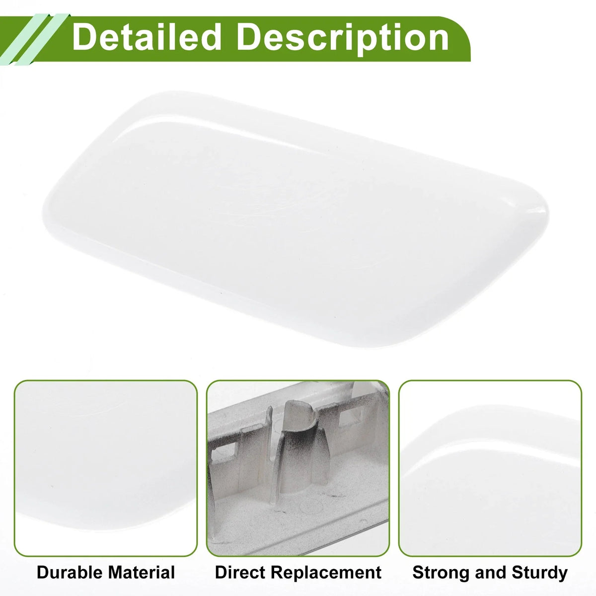 Left Washer Nozzle Cover for Toyota Land Cruiser (2013–2015) 8535460050 Unpainted