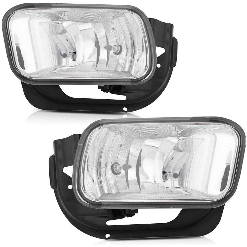 Fog Light Assembly Pair for Ram 3500 (2011–2018) PLX-M0-CS308-B000L-CL360A4, CH2594102, CH2595102