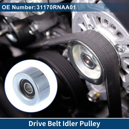 Drive Belt Idler Pulley for Honda Civic (2006) No. 31170RNAA01 1 Pc