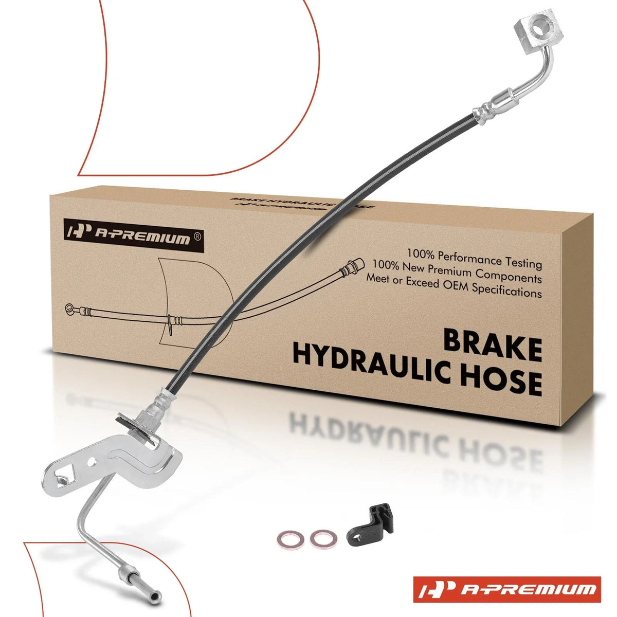 Rear Left Brake Hydraulic Hose for Chrysler Intrepid (1995–1997)