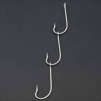 Gang Hooks for Sea Angling and Squid Fishing (Carbon Steel, 10 Strings)