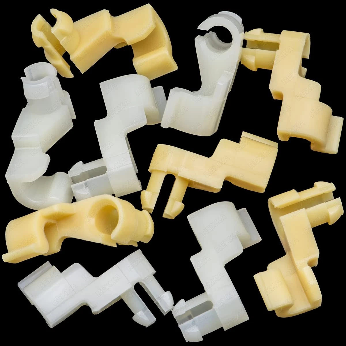 Set of 5 Tailgate Handle Rod Clips for Toyota Tundra, Camry, Corolla