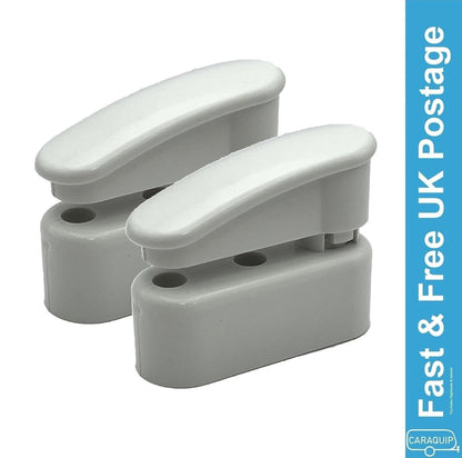 2X Adjustable Plastic Turnbuckle Catch for Caravan Motorhome Boat (86832W)